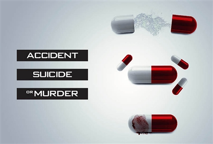 Accidente, suicidio o asesinato - Vidrio roto