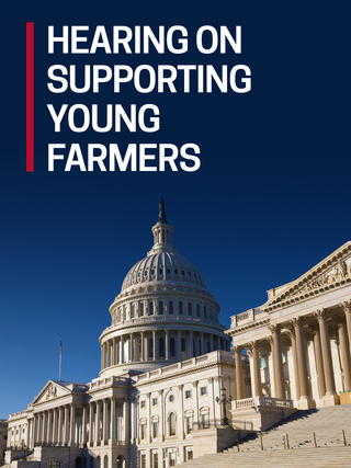 Hearing on Supporting Young Farmers