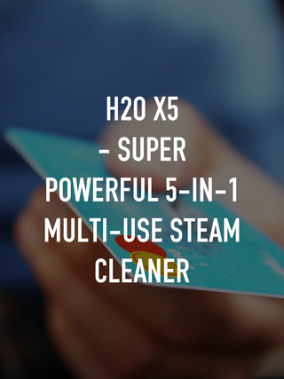 H2O X5 - Super Powerful 5-In-1 Multi-Use Steam Cleaner