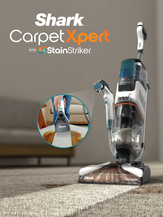 Shark CarpetXpertTM with StainStrikerTM 2-in-1 deep carpet cleaner with built-in spot & stain remover